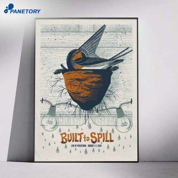 Built To Spill Happy Valley OR Aug 1-2 2026 Poster