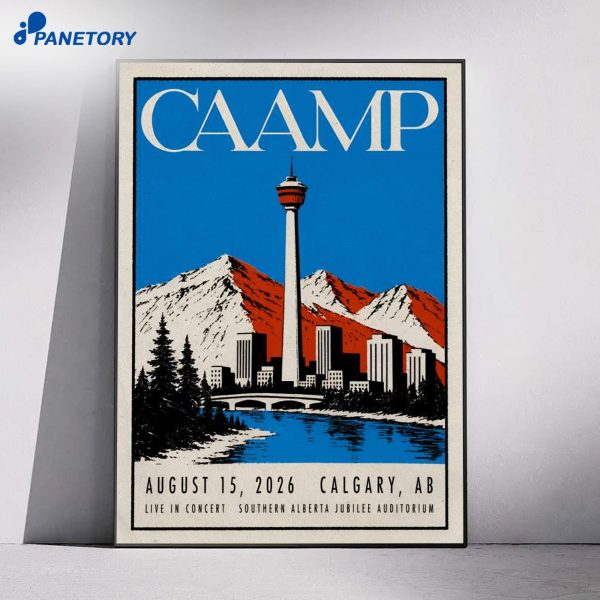 Caamp Calgary AB Aug 15 2026 Poster