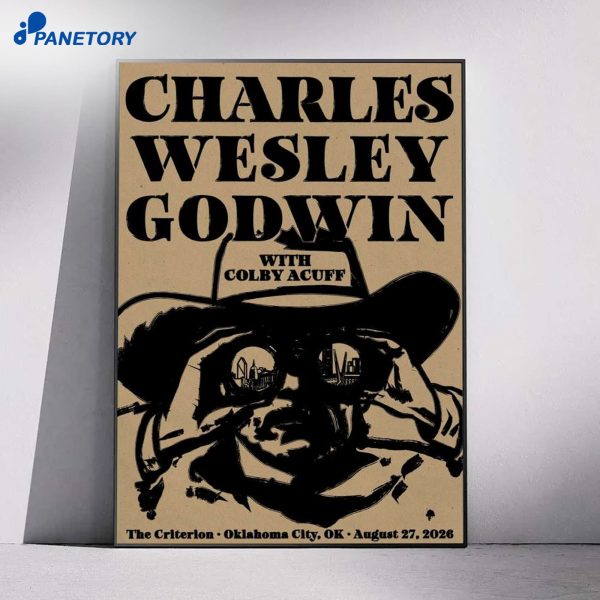 Charles Wesley Godwin Oklahoma City Event Aug 27 2026 Poster