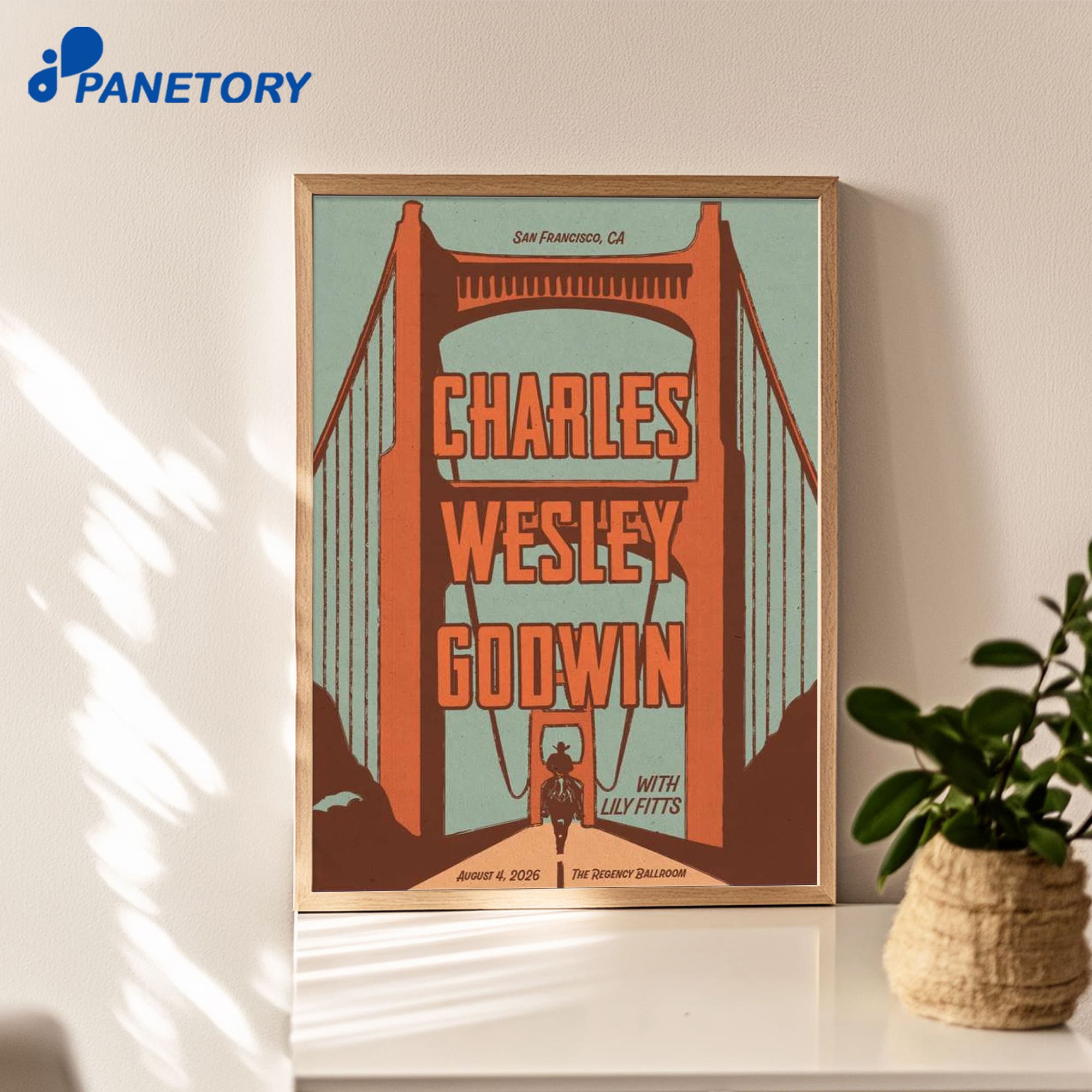 Charles Wesley Godwin San Francisco Ca Tour Aug 4 2026 Poster Charles Wesley Godwin San Francisco Ca Tour Aug 4 2026 Poster
