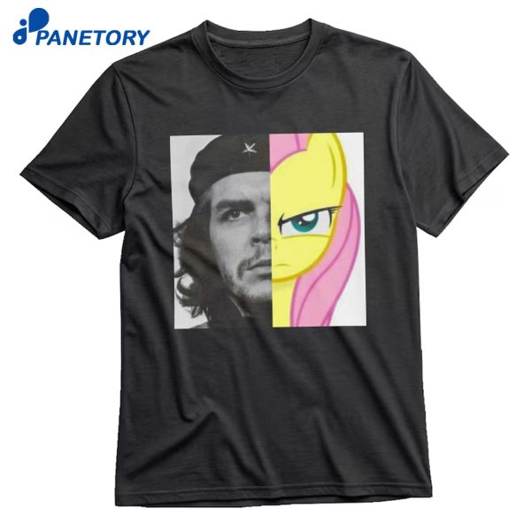 Che Guevara Fluttershy Split Face T-Shirt