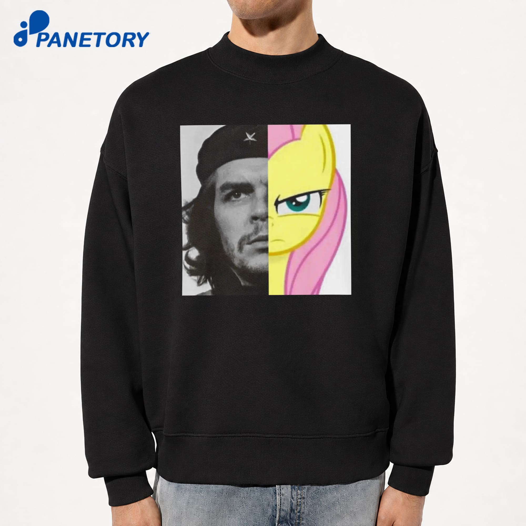 Che Guevara Fluttershy Split Face T-Shirt 6 Che Guevara Fluttershy Split Face T-Shirt 2