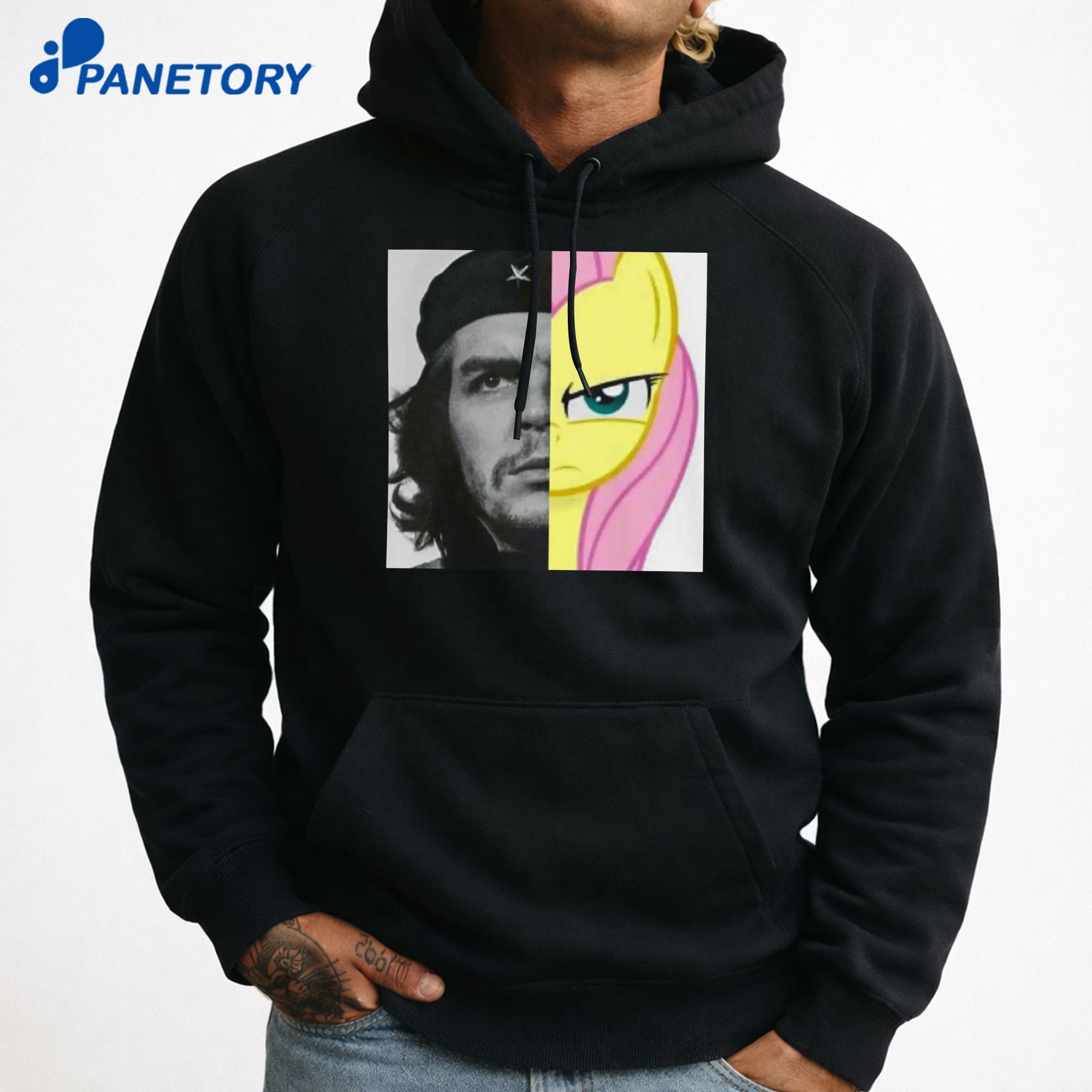 Che Guevara Fluttershy Split Face T-Shirt 7 Che Guevara Fluttershy Split Face T-Shirt 3