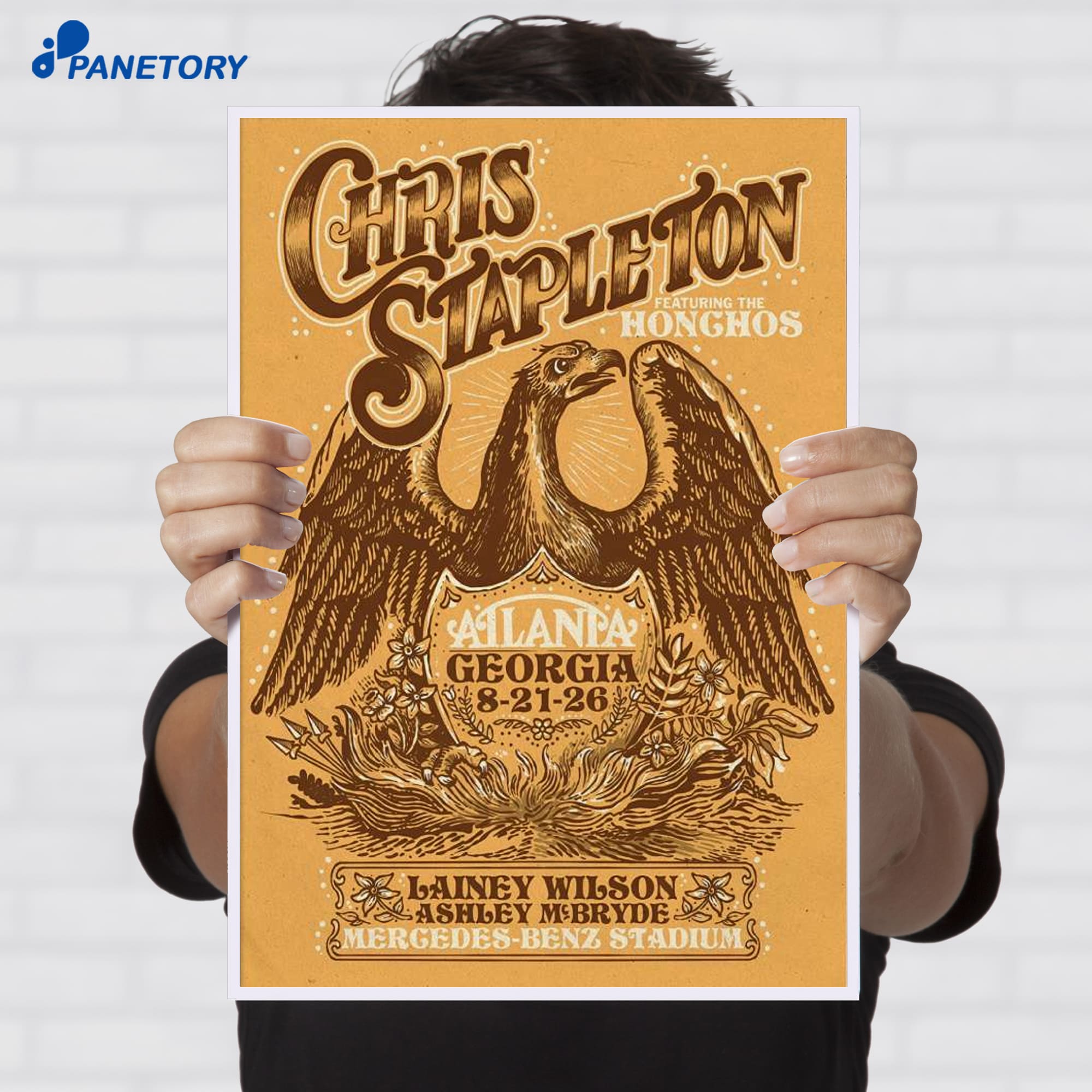 Chris Stapleton Atlanta Ga Aug 21 2026 Poster Chris Stapleton Atlanta Ga Aug 21 2026 Poster