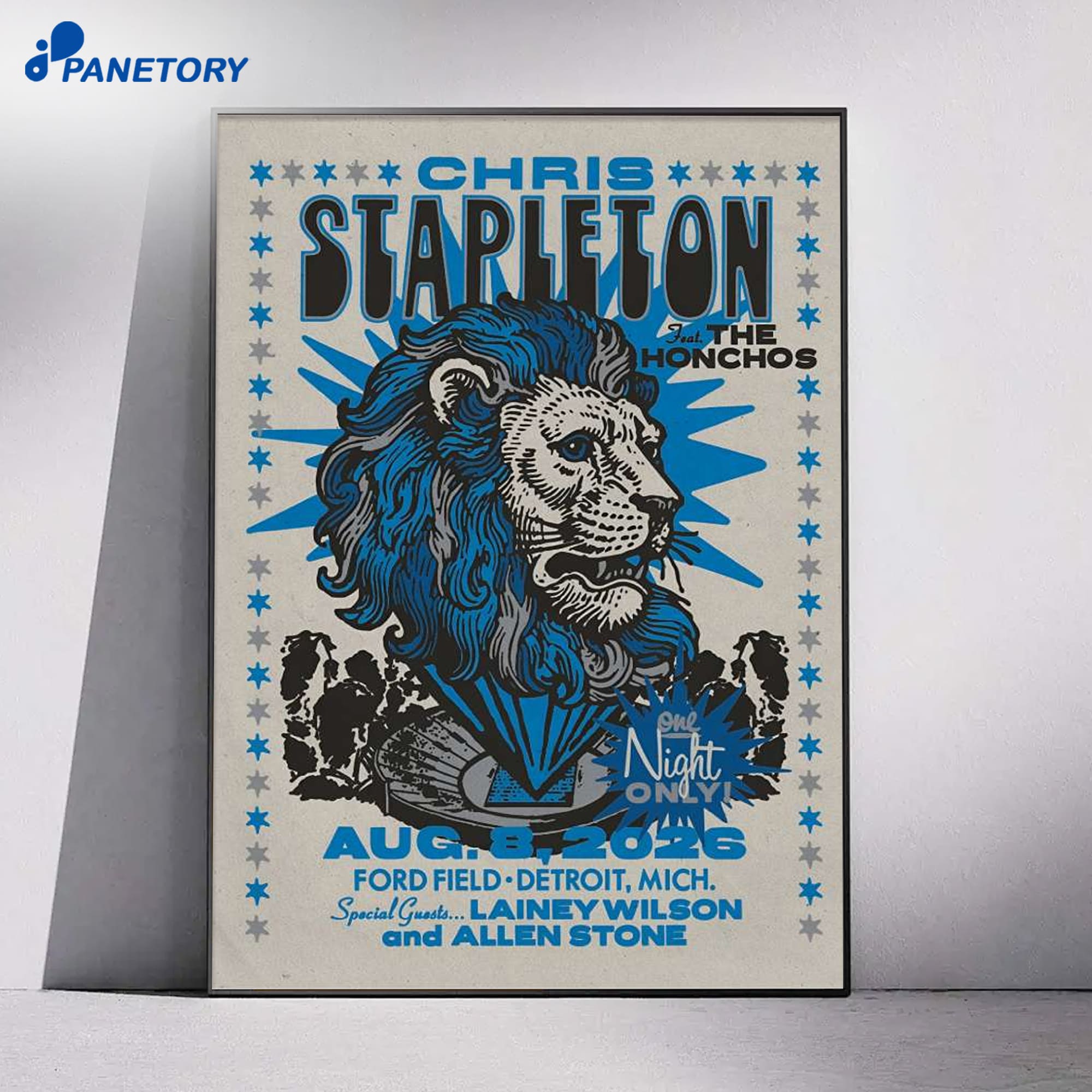 Chris Stapleton Ford Field Detroit Mi Aug 8 2026 Poster 4 Chris Stapleton Ford Field Detroit Mi Aug 8 2026 Poster 1