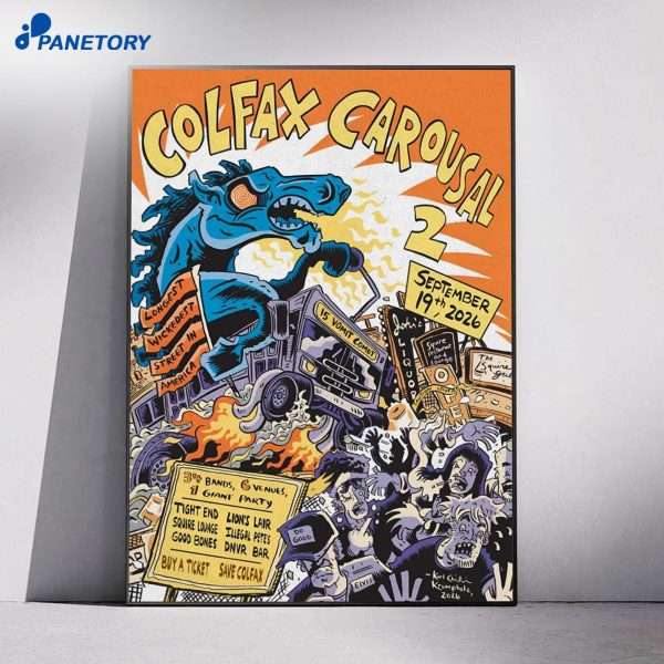 Colfax Carousal Colfax Avenue Denver CO Sep 19 2026 Poster