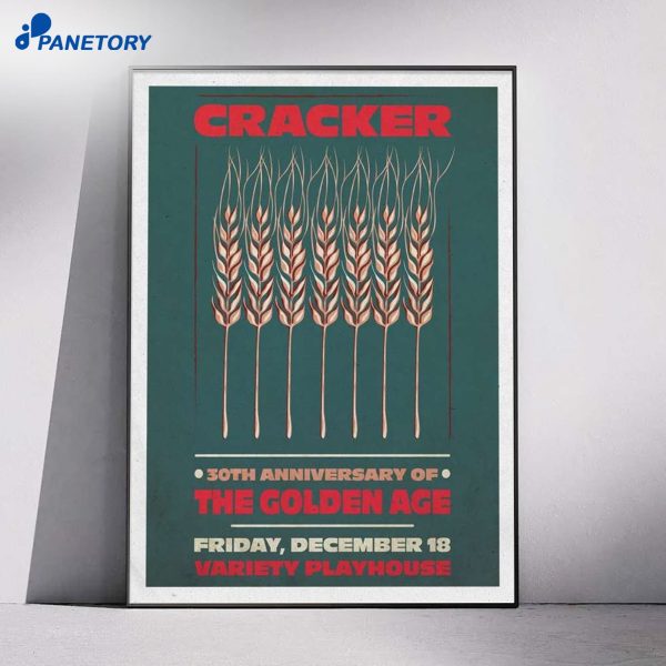 Cracker 30th Anniversary Of The Golden Age 2026 Poster