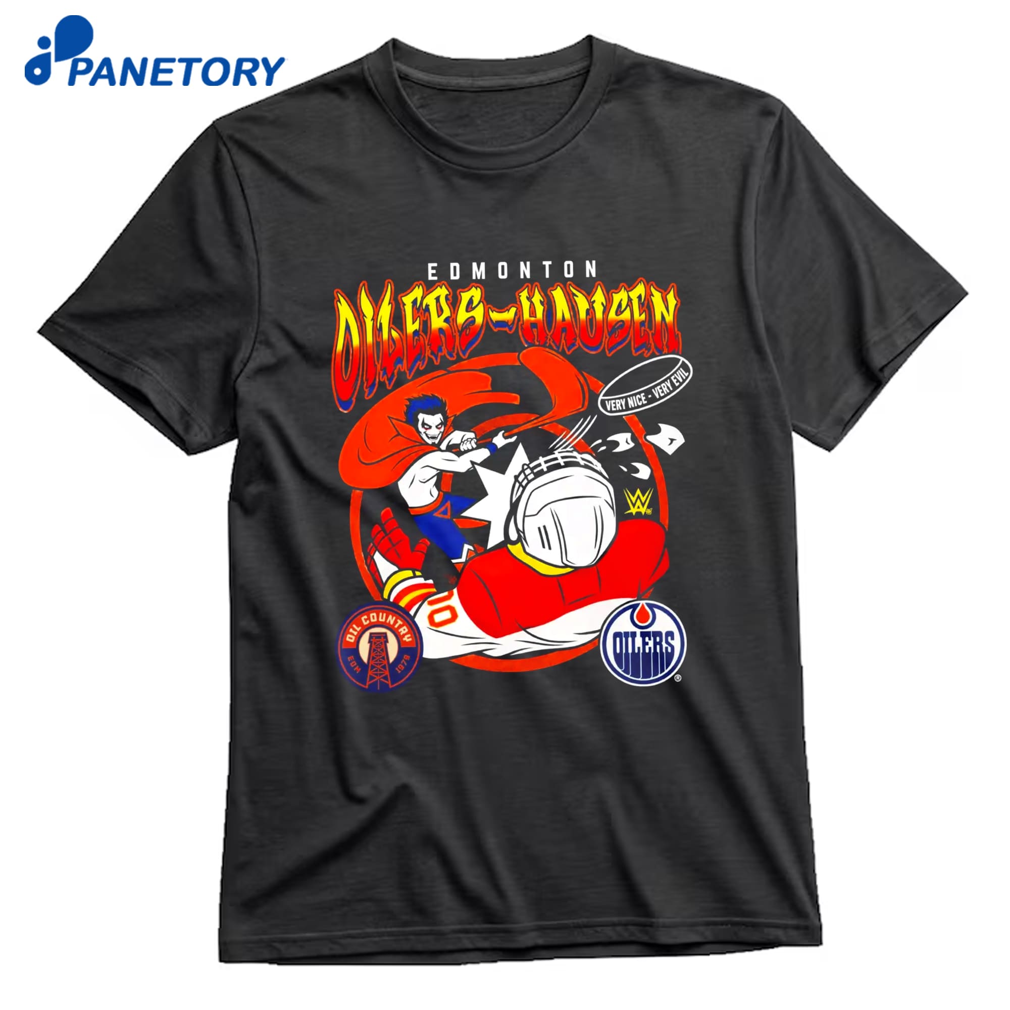 Danhausen X Edmonton Oilers T-Shirt 8 Danhausen X Edmonton Oilers T-Shirt 1