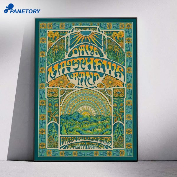 Dave Matthews Band Englewood Co Aug 29 2026 Poster