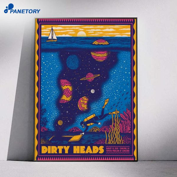 Dirty Heads Concord Tour Aug 15 2026 Poster
