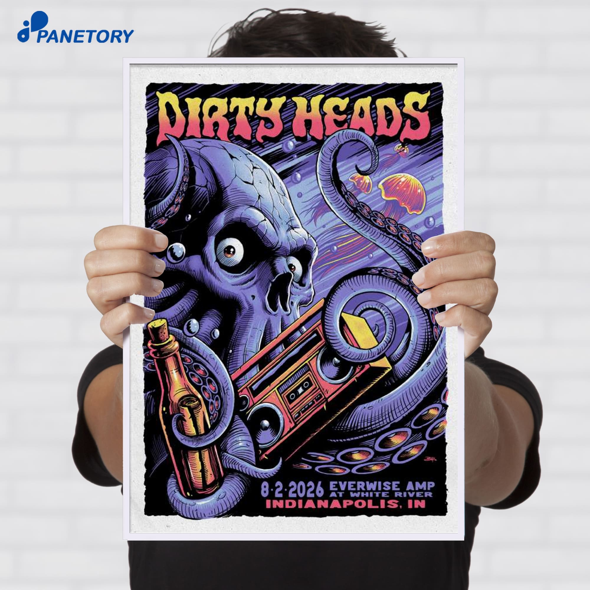 Dirty Heads Everwise Amp White River Indianapolis In Aug 2 2026 Poster Dirty Heads Everwise Amp White River Indianapolis In Aug 2 2026 Poster