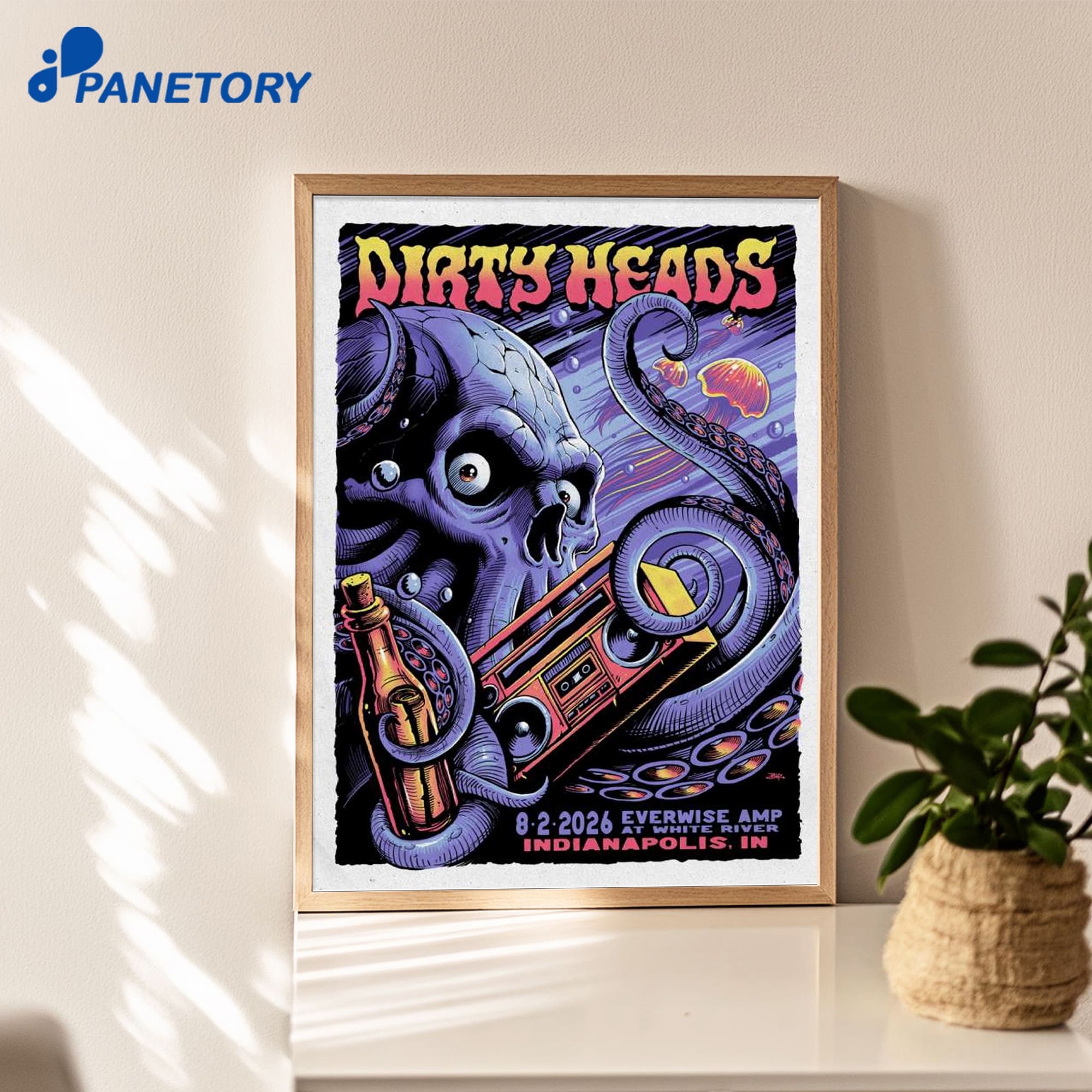 Dirty Heads Everwise Amp White River Indianapolis In Aug 2 2026 Poster Dirty Heads Everwise Amp White River Indianapolis In Aug 2 2026 Poster