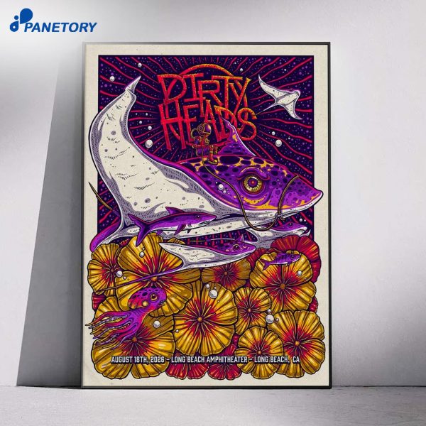Dirty Heads Long Beach CA Aug 18 2026 Poster