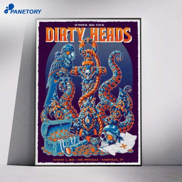 Dirty Heads The Pinnacle Nashville TN Aug 1 2026 Poster