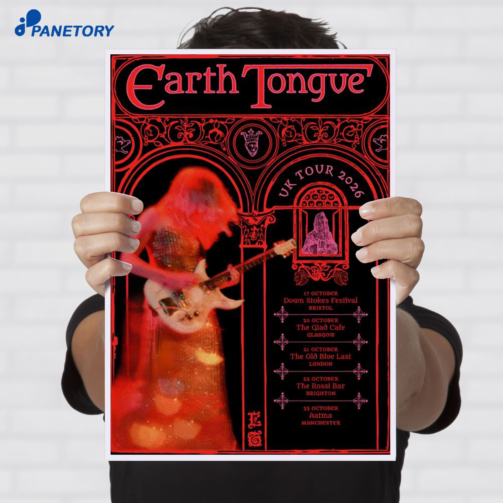 Earth Tongue Uk Tour 2026 Poster Earth Tongue Uk Tour 2026 Poster