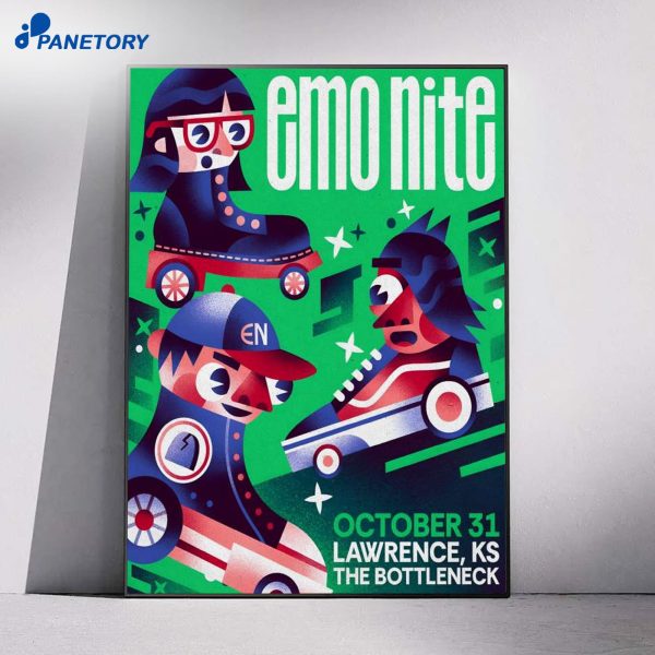 Emo Nite Halloween Show Lawrence KS Oct 31 2026 Poster