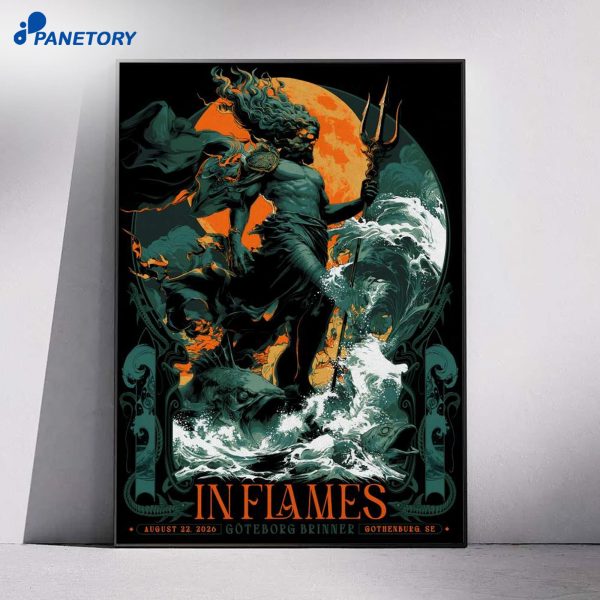 Flames Göteborg Brinner Gothenburg Sweden Aug 22 2026 Poster