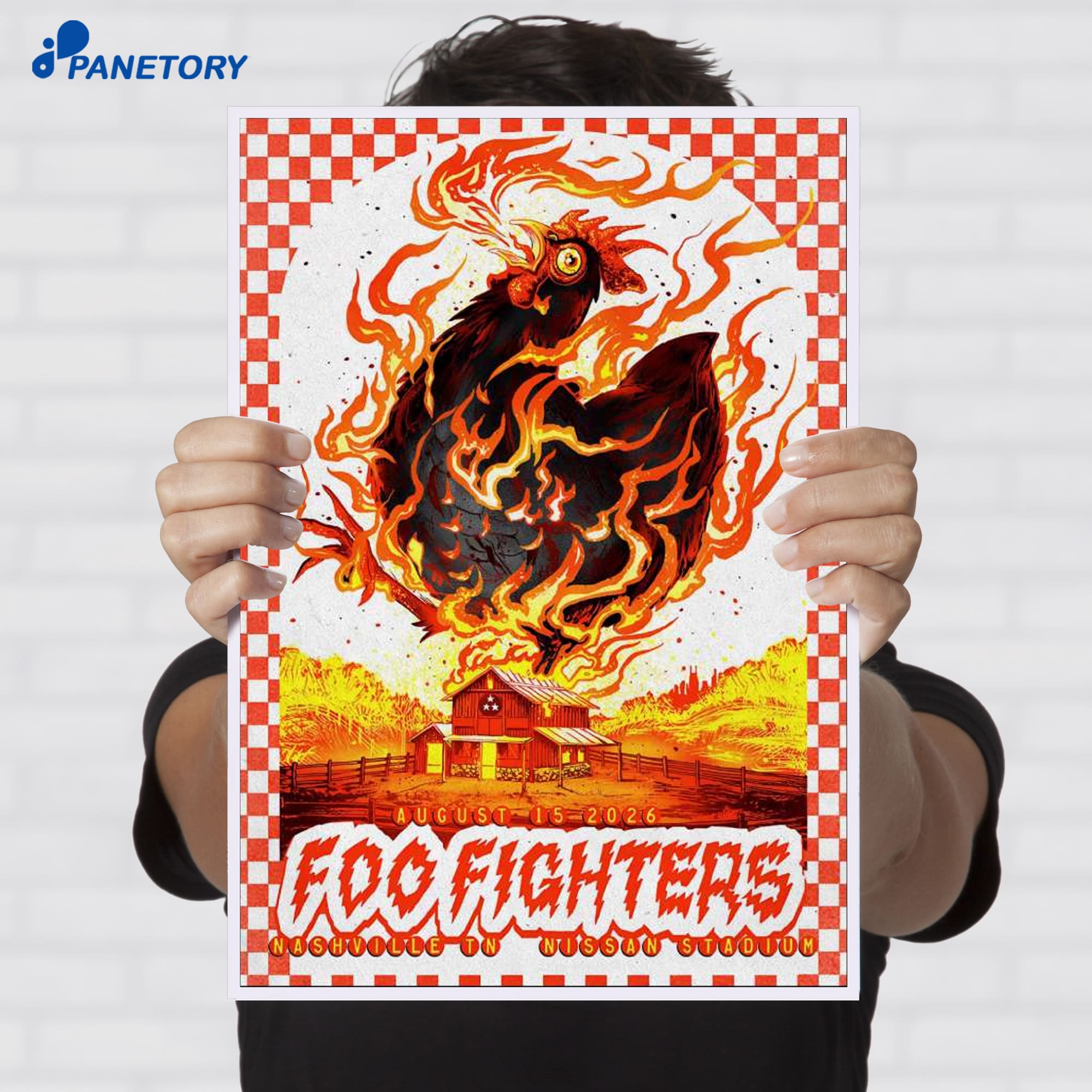 Foo Fighters Nissan Stadium Nashville Tn Aug 15 2026 Poster Foo Fighters Nissan Stadium Nashville Tn Aug 15 2026 Poster