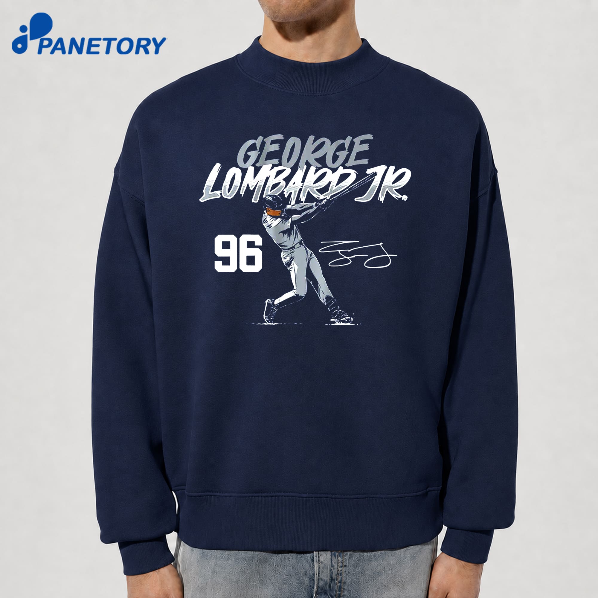 George Lombard Jr Slugger Swing Number T-Shirt 6 George Lombard Jr Slugger Swing Number T-Shirt 2