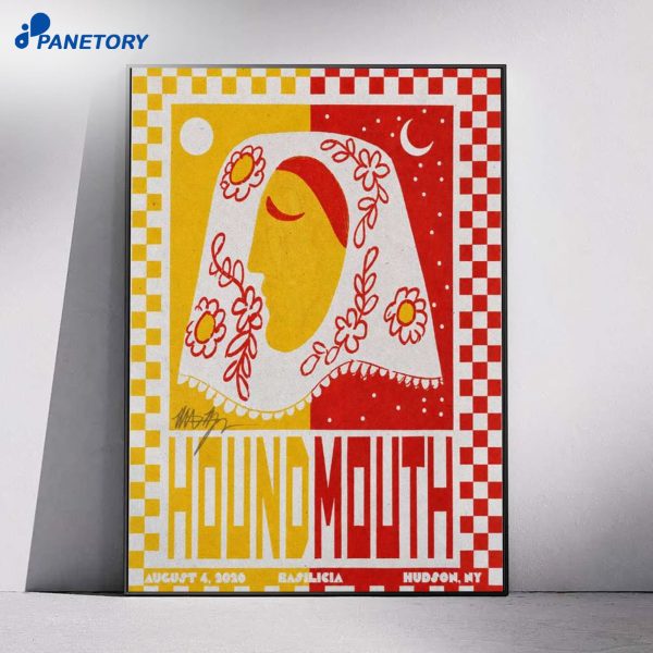 Houndmouth Basilica Hudson New York Live Exclusive Aug 4 2026 Poster