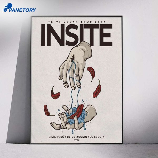 Insite Lima Peru Tour Aug 7 2026 Poster