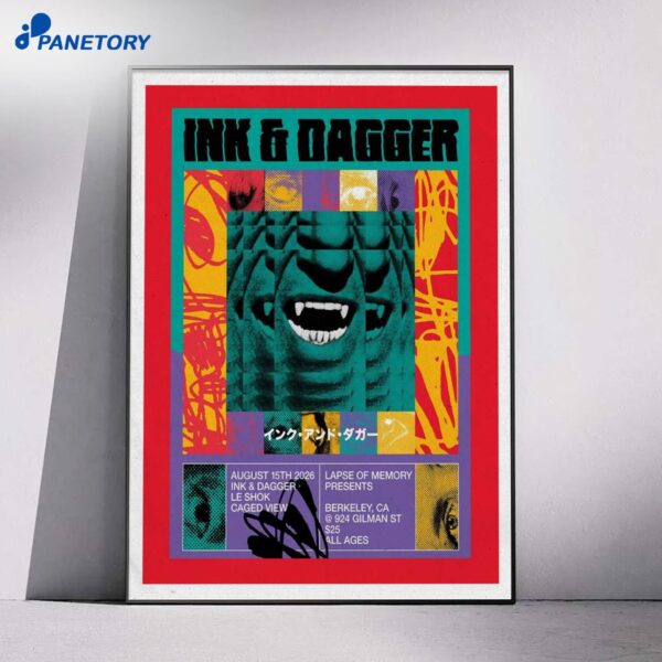 Ink & Dagger Berkeley Aug 15 2026 Poster