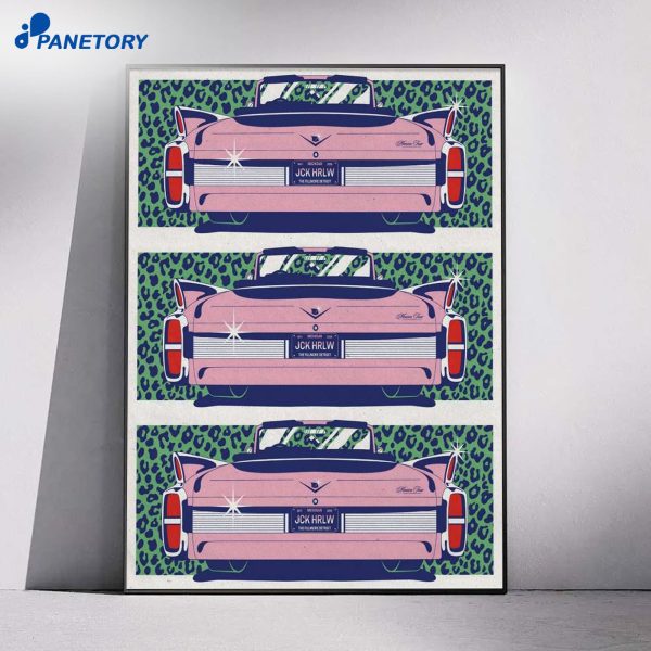 Jack Harlow Detroit MI Aug 11 2026 Poster