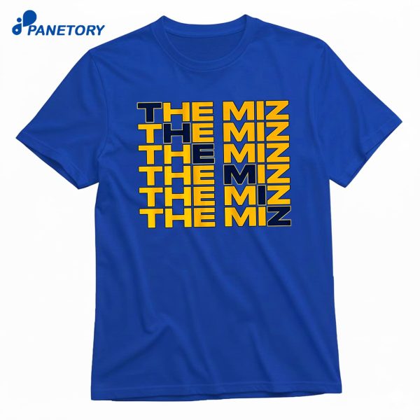 Jacob Misiorowski The Miz Text Stack T-Shirt