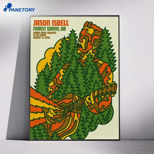 Jason Isbell Forest Grove OR Aug 14 2026 Poster