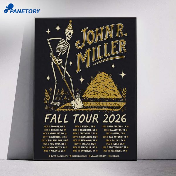 John R. Miller Fall Tour 2026 Poster