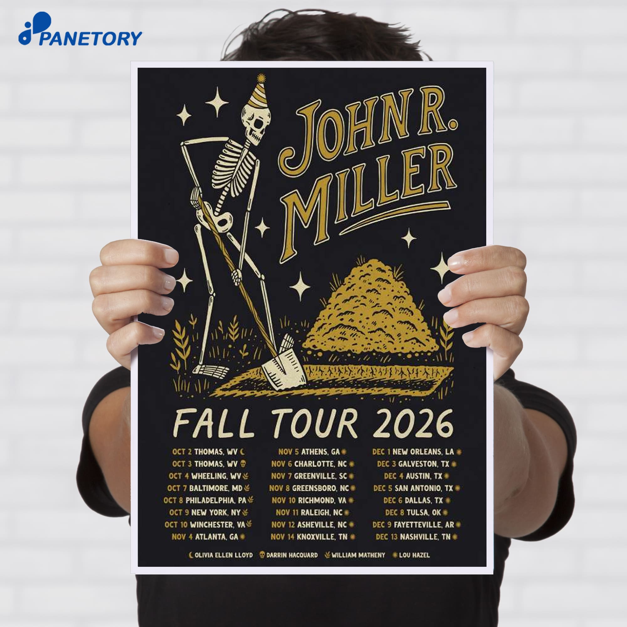 John R. Miller Fall Tour 2026 Poster John R. Miller Fall Tour 2026 Poster