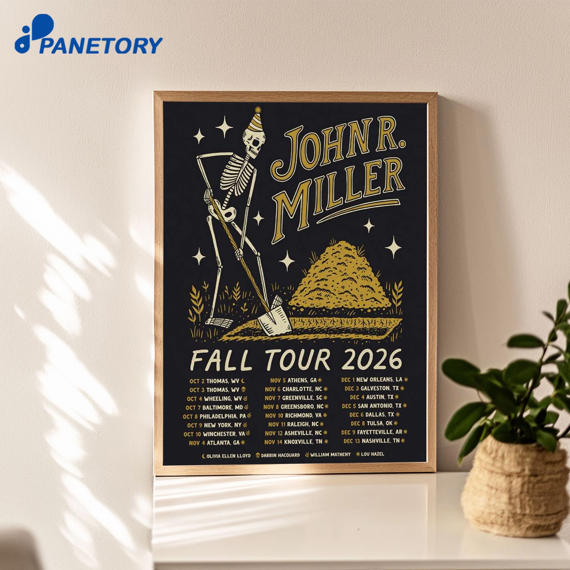 John R. Miller Fall Tour 2026 Poster John R. Miller Fall Tour 2026 Poster