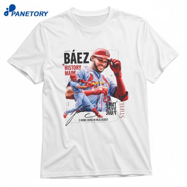 Joshua Báez History Made T-Shirt