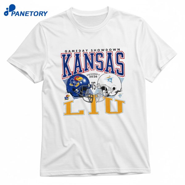 Kansas Jayhawks Liu Sharks September Gameday T-Shirt
