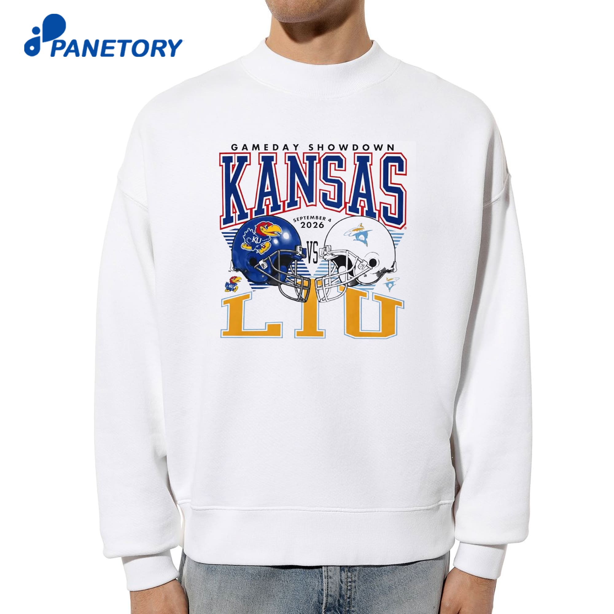 Kansas Jayhawks Liu Sharks September Gameday T-Shirt 6 Kansas Jayhawks Liu Sharks September Gameday T-Shirt 2
