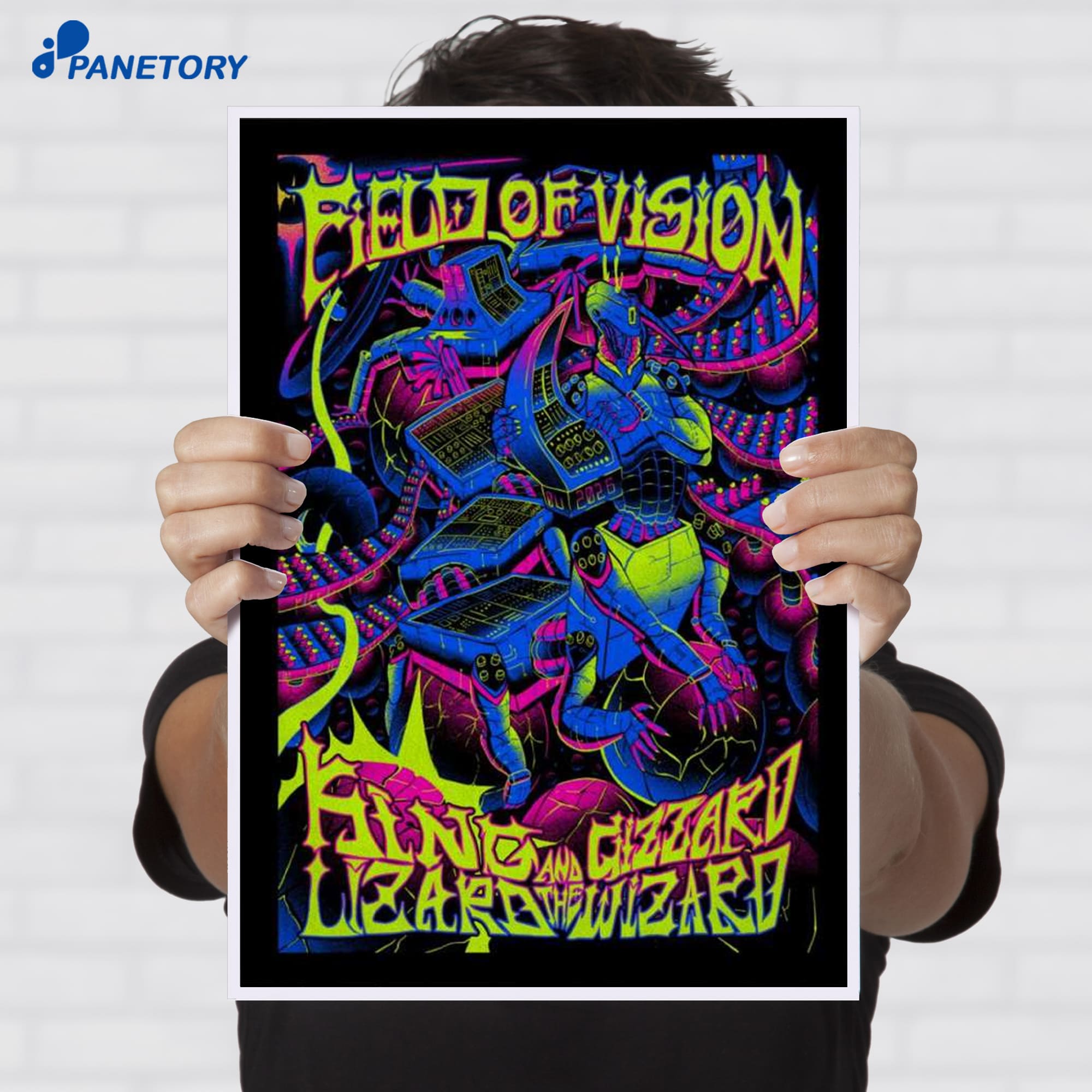 King Gizzard And The Lizard Wizard Field Of Vision 2026 Poster King Gizzard And The Lizard Wizard Field Of Vision 2026 Poster