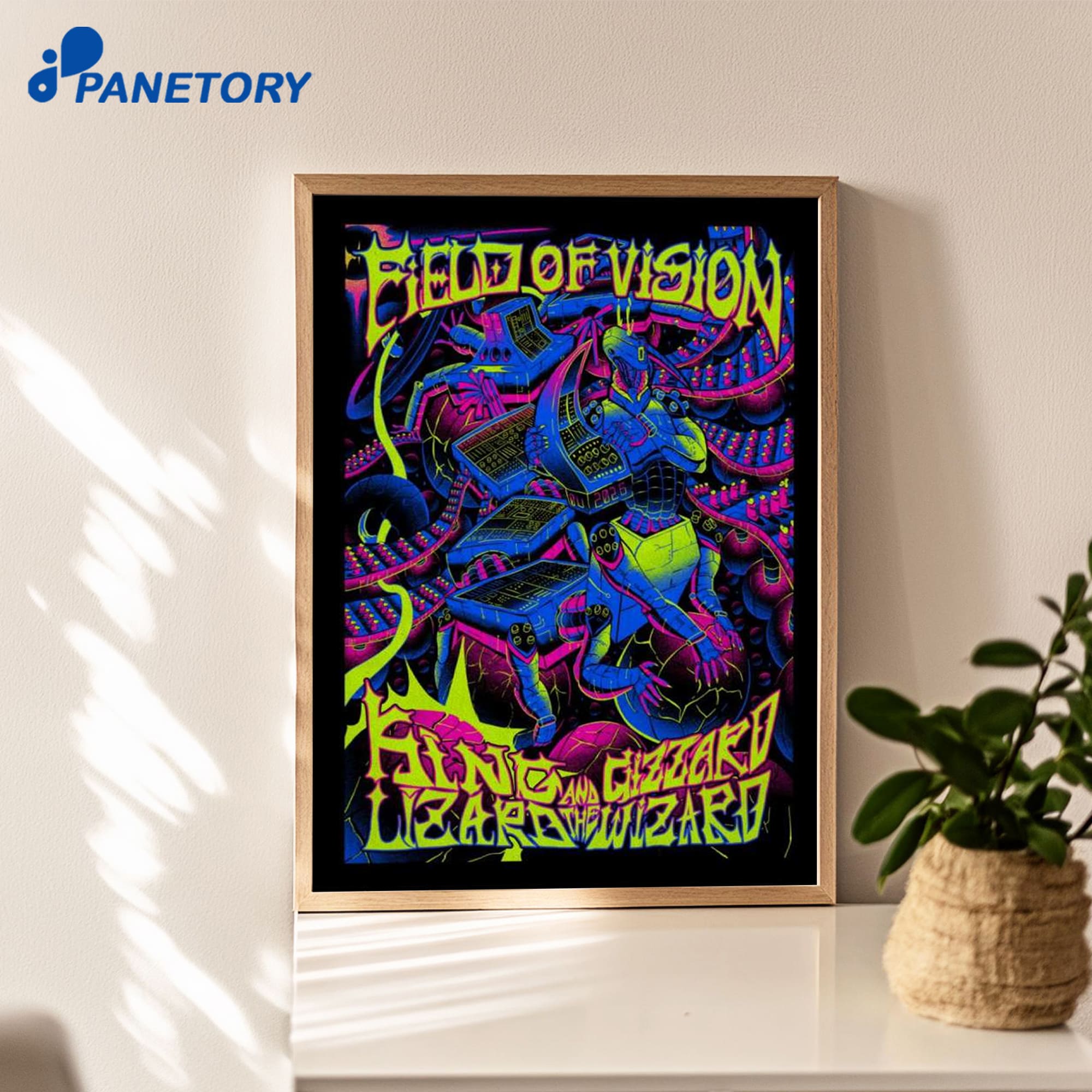 King Gizzard And The Lizard Wizard Field Of Vision 2026 Poster King Gizzard And The Lizard Wizard Field Of Vision 2026 Poster