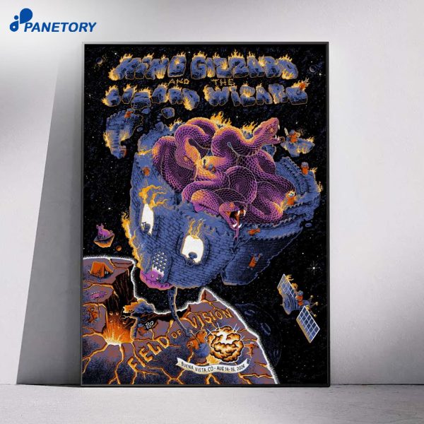 King Gizzard & The Lizard Wizard Meadow Creek Aug 14-16 2026 Poster