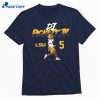 Lsu Football Dj Pickett Jr. Name Number Pose T-shirt 1