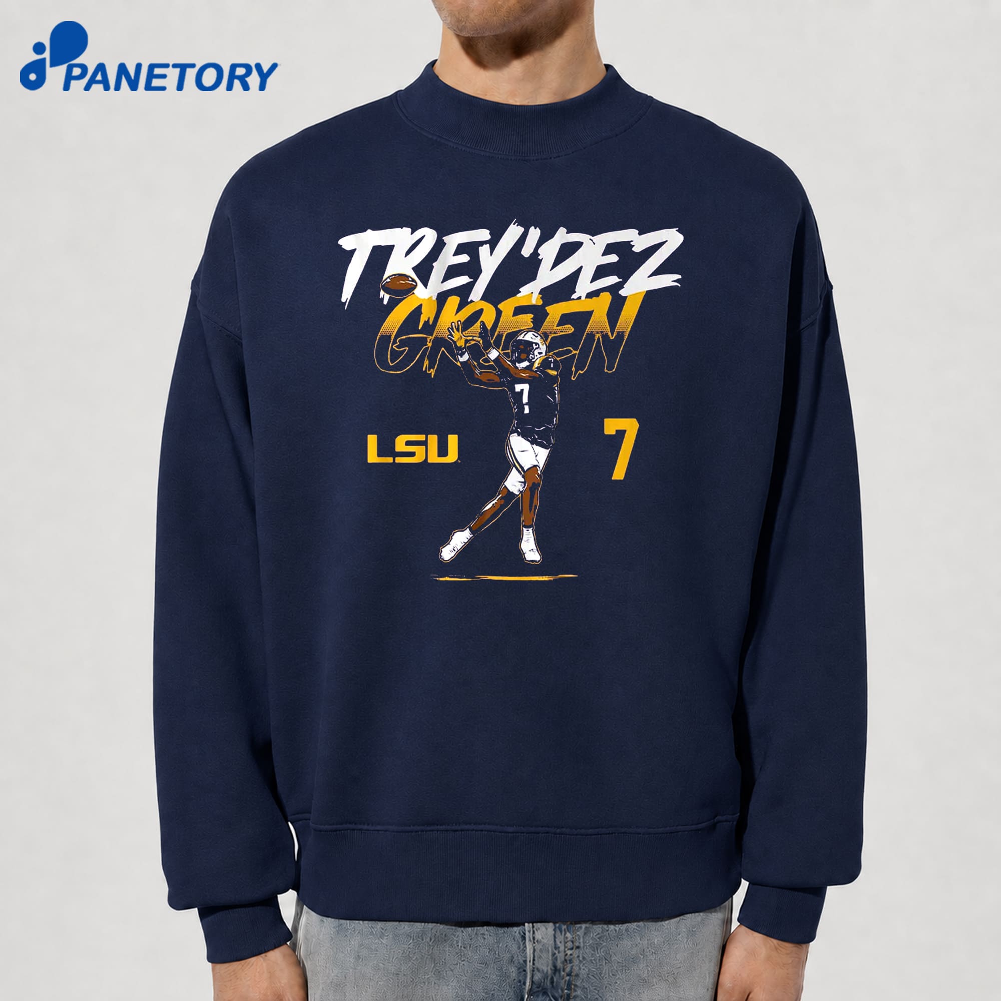 Lsu Football Trey'Dez Green Name Number Pose T-Shirt 6 Lsu Football Trey'Dez Green Name Number Pose T-Shirt 2