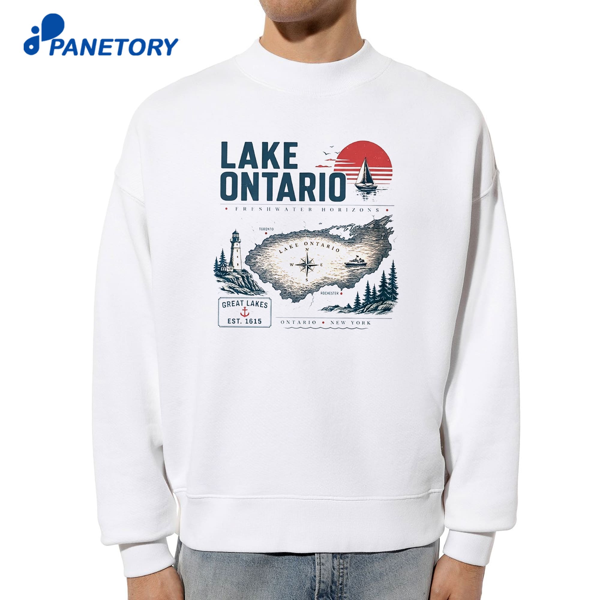 Lake Ontario Lake America T-Shirt 6 Lake Ontario Lake America T-Shirt 2