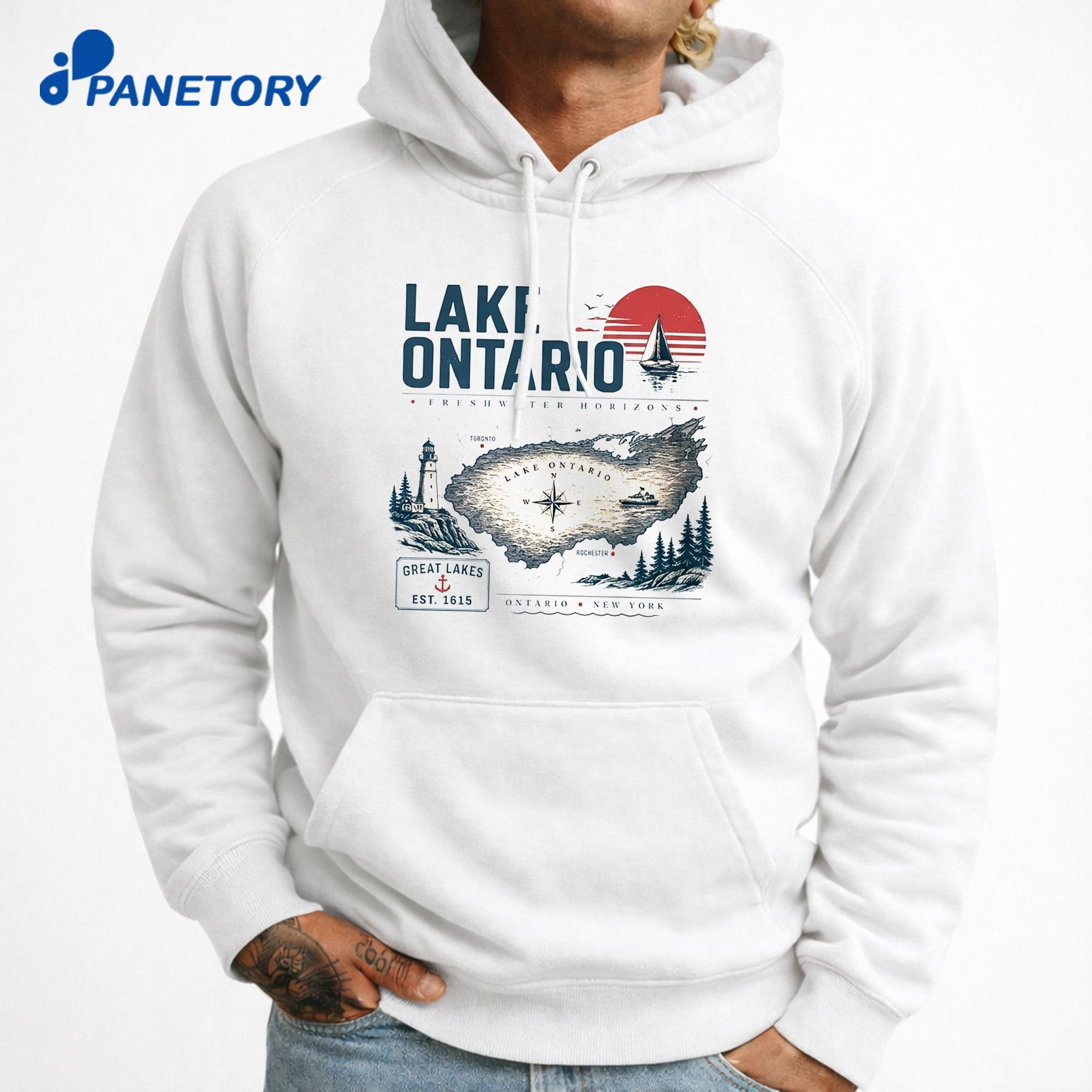 Lake Ontario Lake America T-Shirt 7 Lake Ontario Lake America T-Shirt 3