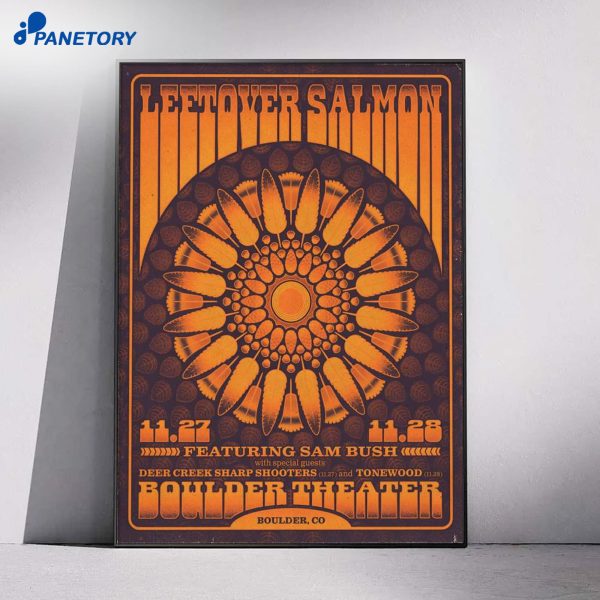 Leftover Salmon Boulder CO Nov 27- 28 2026 Poster