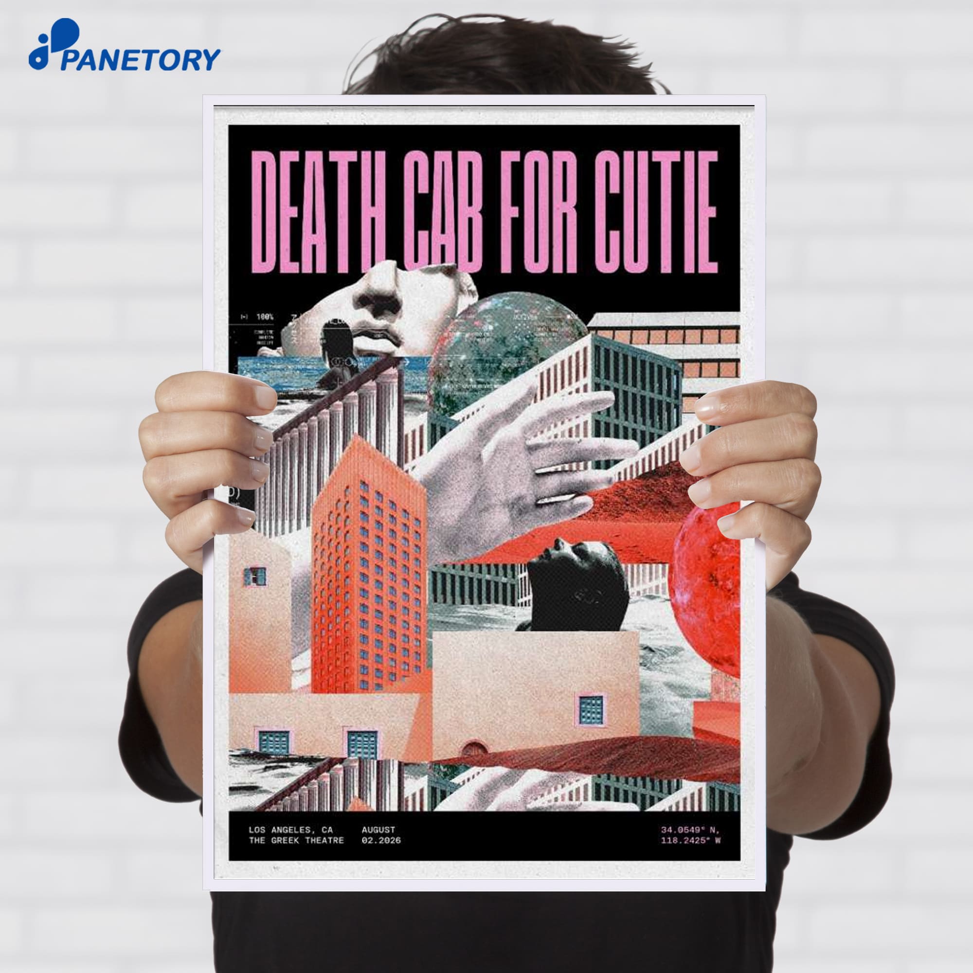 Los Angeles Death Cab For Cutie Aug 2 2026 Poster Los Angeles Death Cab For Cutie Aug 2 2026 Poster