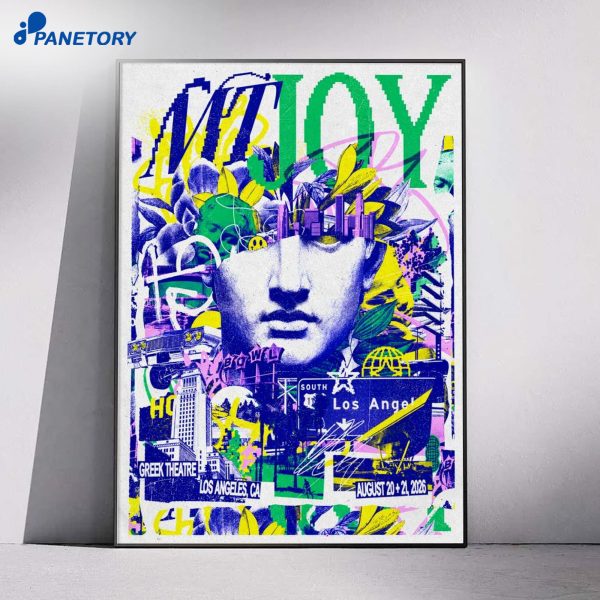 MT. Joy Los Angeles Tour Aug 20-21 2026 Poster