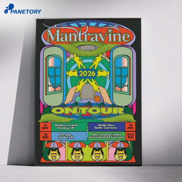 Mantravine Tour 2026 Poster
