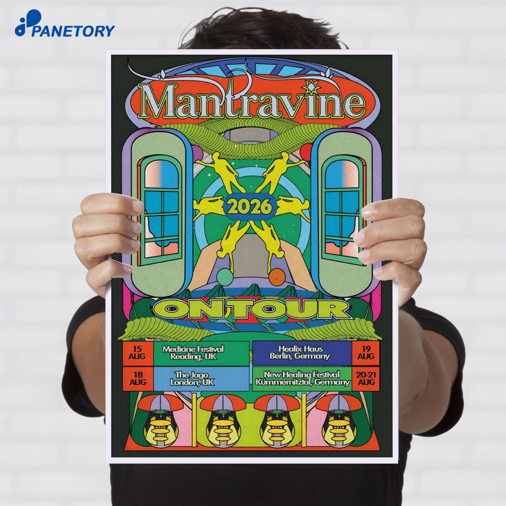 Mantravine Tour 2026 Poster Mantravine Tour 2026 Poster