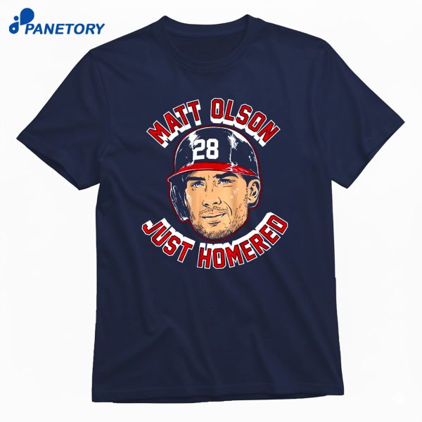 Matt Olson Home Run Face T-Shirt