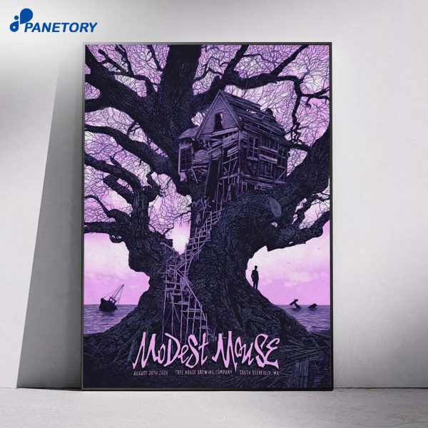 Modest Mouse South Deerfield MA Aug 20 2026 Poster