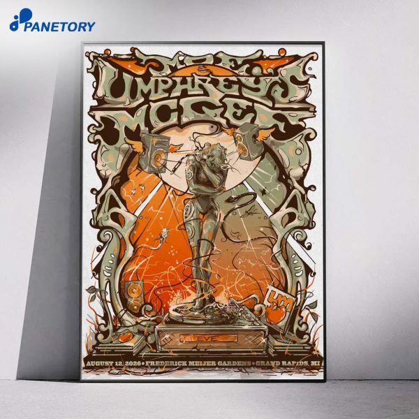 Moe. And Umphrey's Mcgee Grand Rapids MI Aug 12 2026 Poster